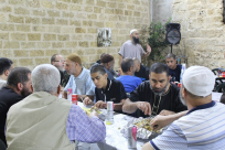  بالصور: عقيقة بمناسبة المولود الجديد أحمد ابراهيم سطل في مركز الدعوة بيافا